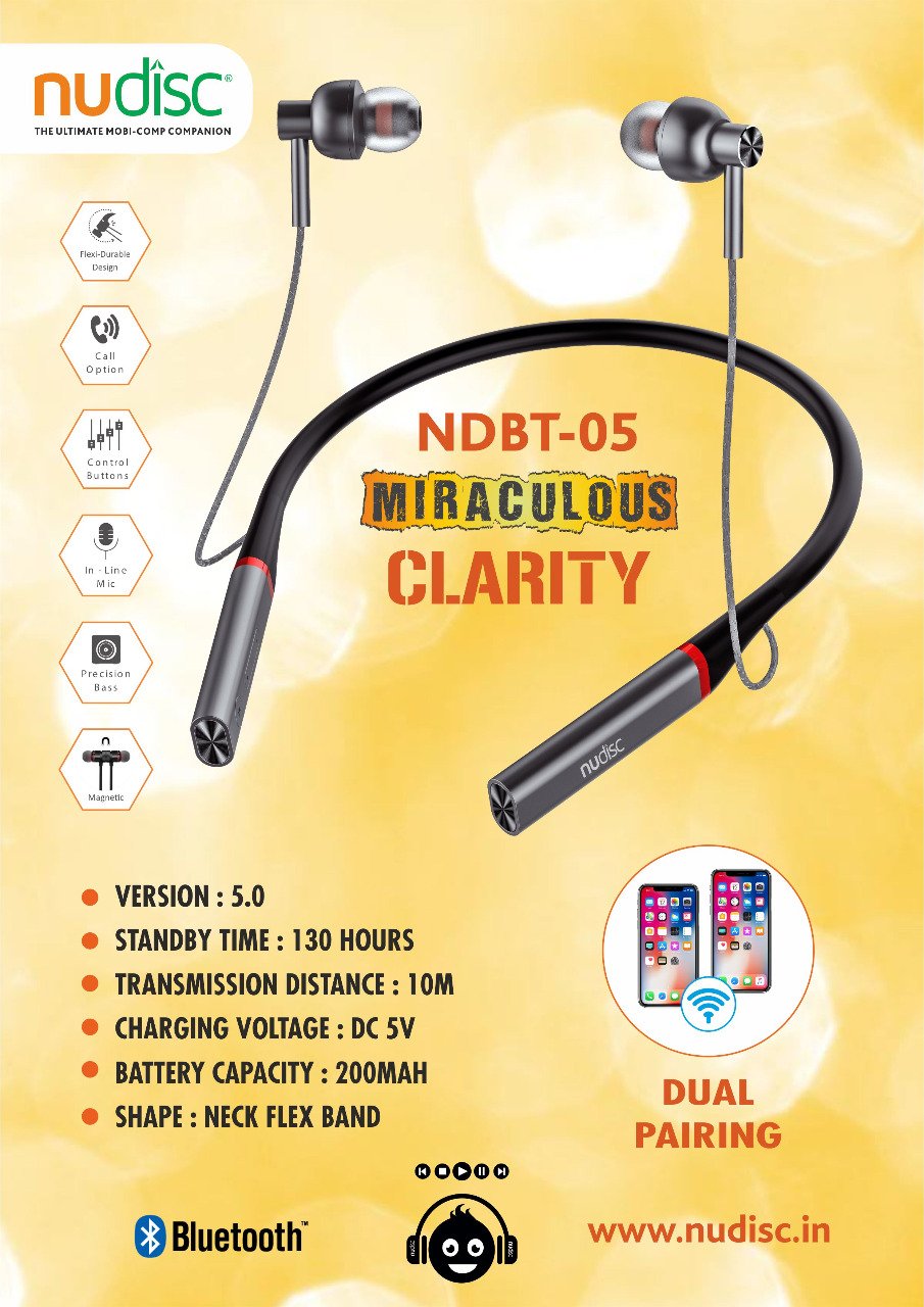 Best-quality-wired-neckband NDBT 05 Neckband