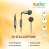 NDEF 11 wired earphones