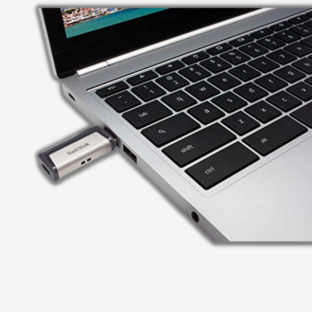 SanDisk Ultra Dual USB Drive 3.1, SDDDC2 32GB, Black, USB 3.1Type C Reversible Connector, Retractable Design, Type-C OTG-Enabled Android Devices, 5Y Buy SanDisk Type C Otg 3.1 USB 32gb