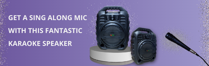 Karaoke Speaker Banner